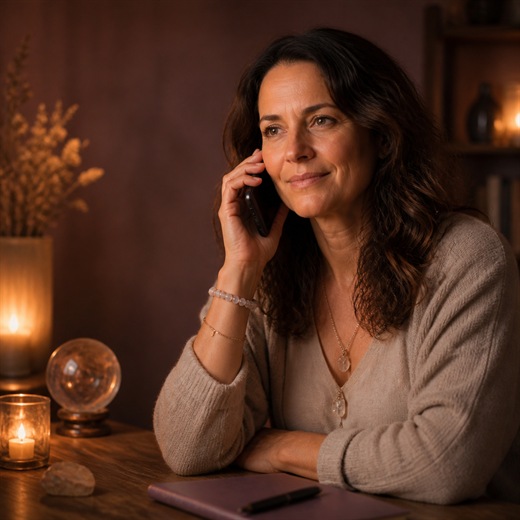 Helderziend medium dat telefonisch spirituele begeleiding geeft - helderziend medium bellen.