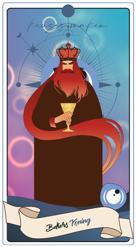 tarot Bekers Koning